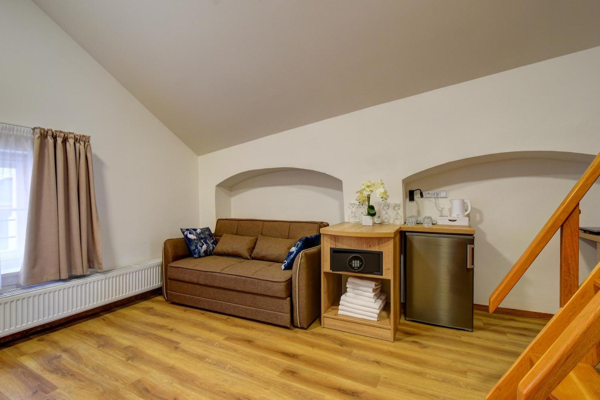 Attic Suite Kitchen access by stairs